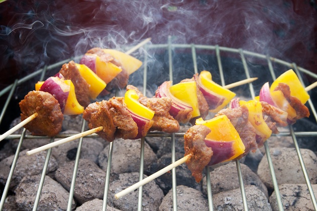 Seitansaté op de bbq