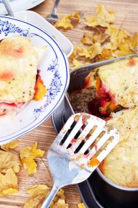 Gratis met pompoen en rode biet