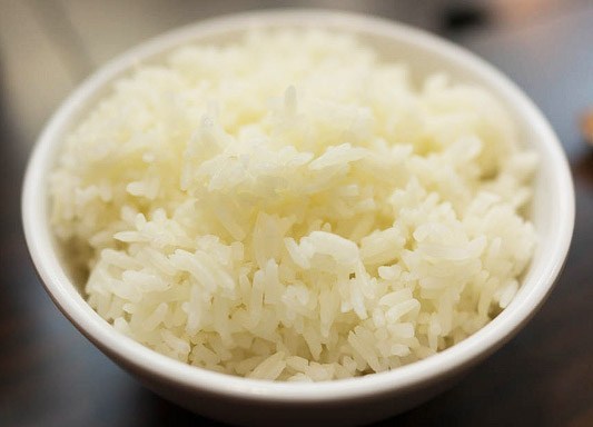 Gekookte rijst als eivervanger