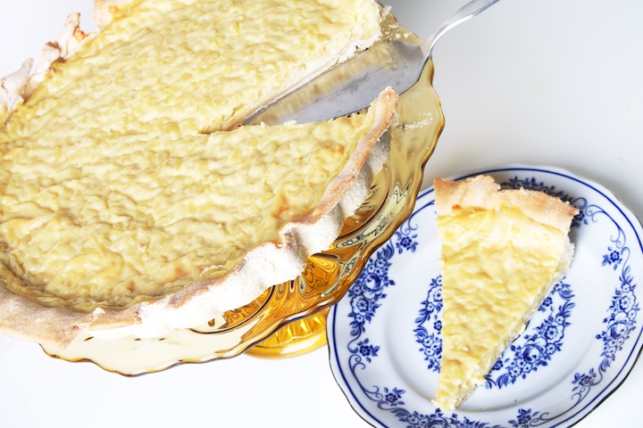 Zoete, zondige, plantaardige rijsttaart