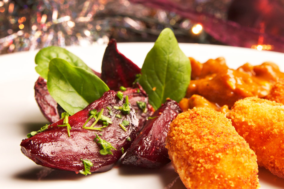 Geroosterde rode bieten