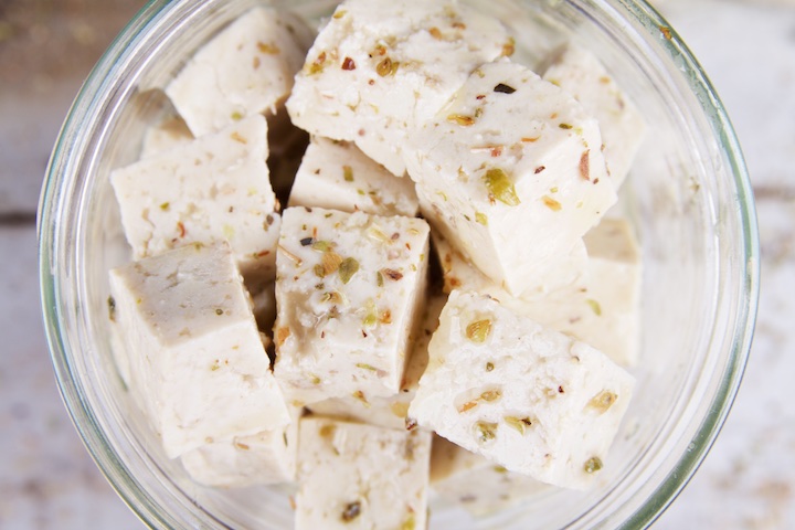Tofu feta veganistisch