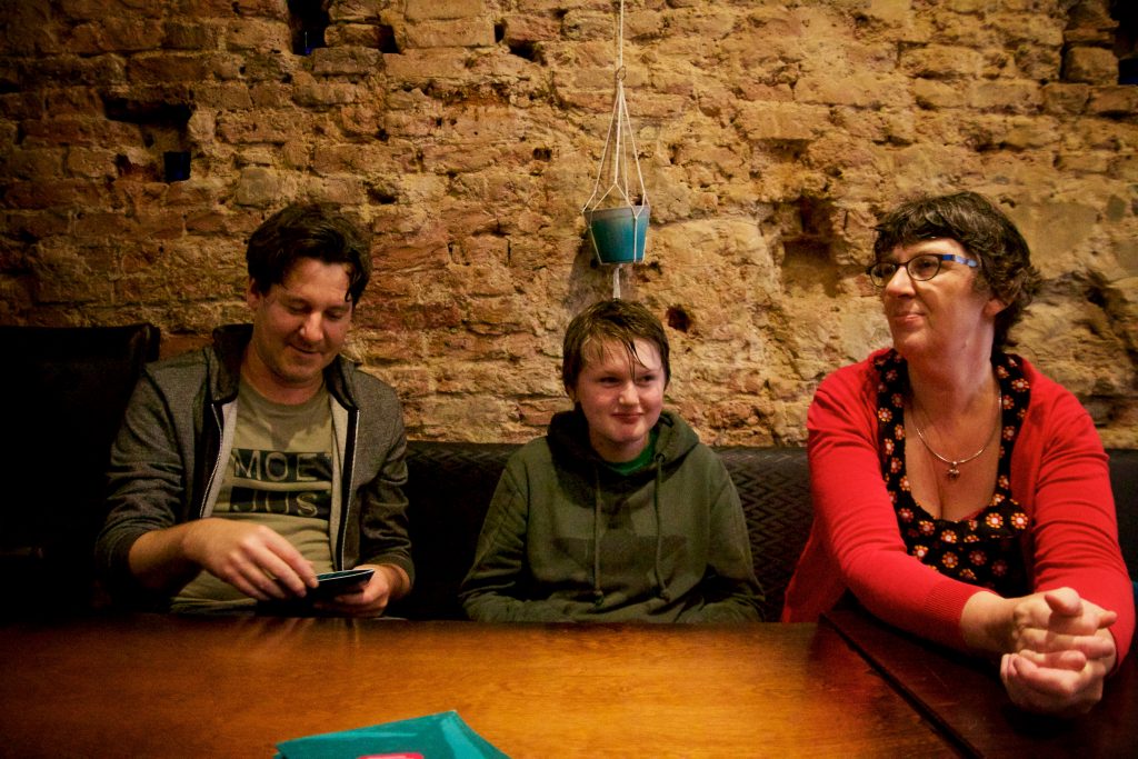 Stijn, Toon en Esther bij Funky Jungle in Mechelen