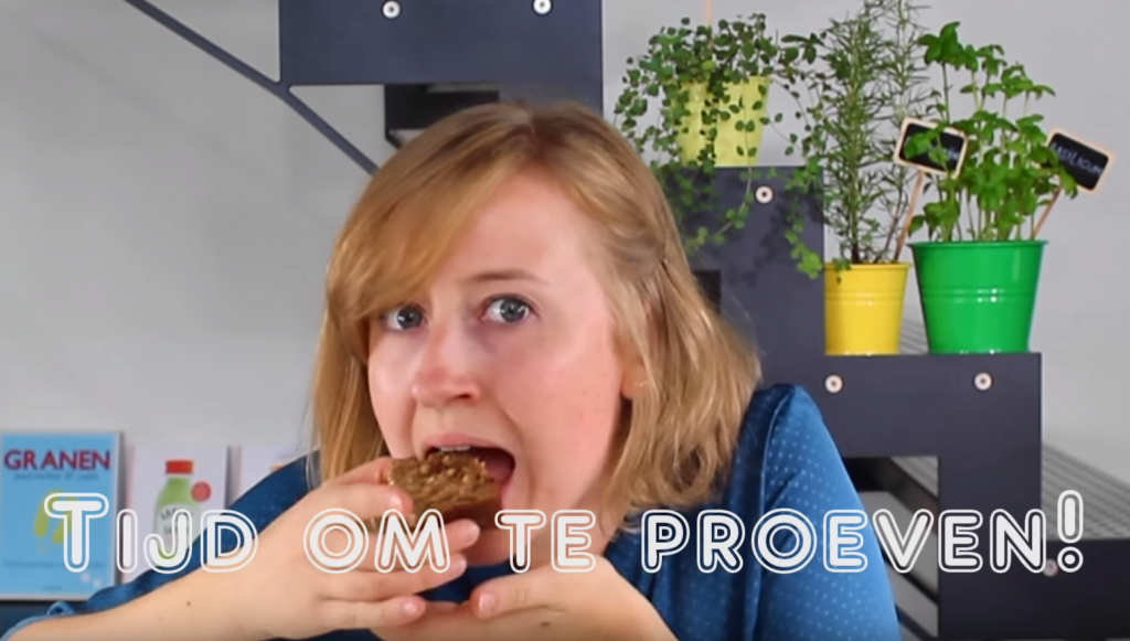 Proeven van bananenbrood