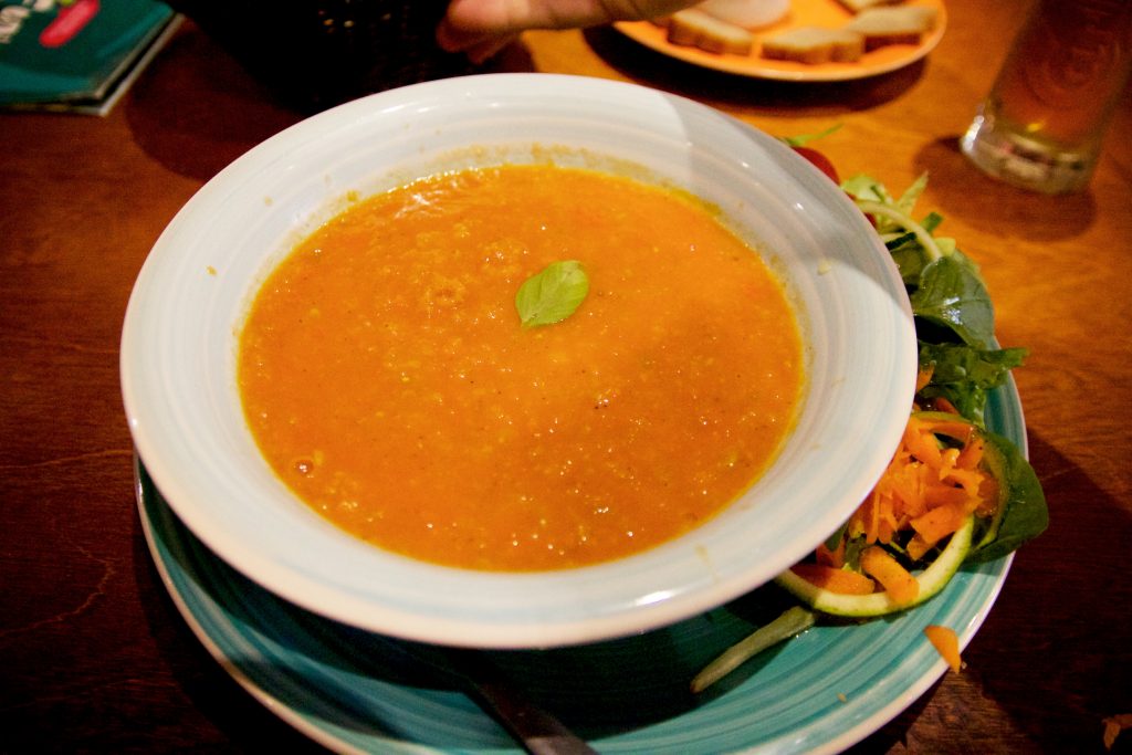 Tomatensoep bij Funky Jungle