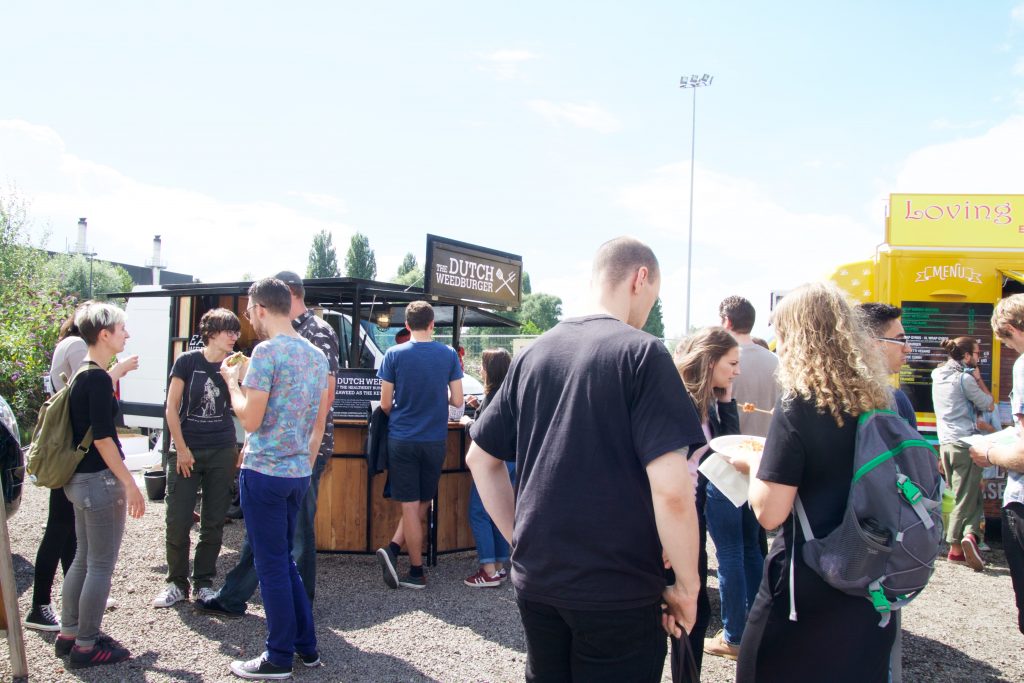 dutch weedburger op vegan summer fest