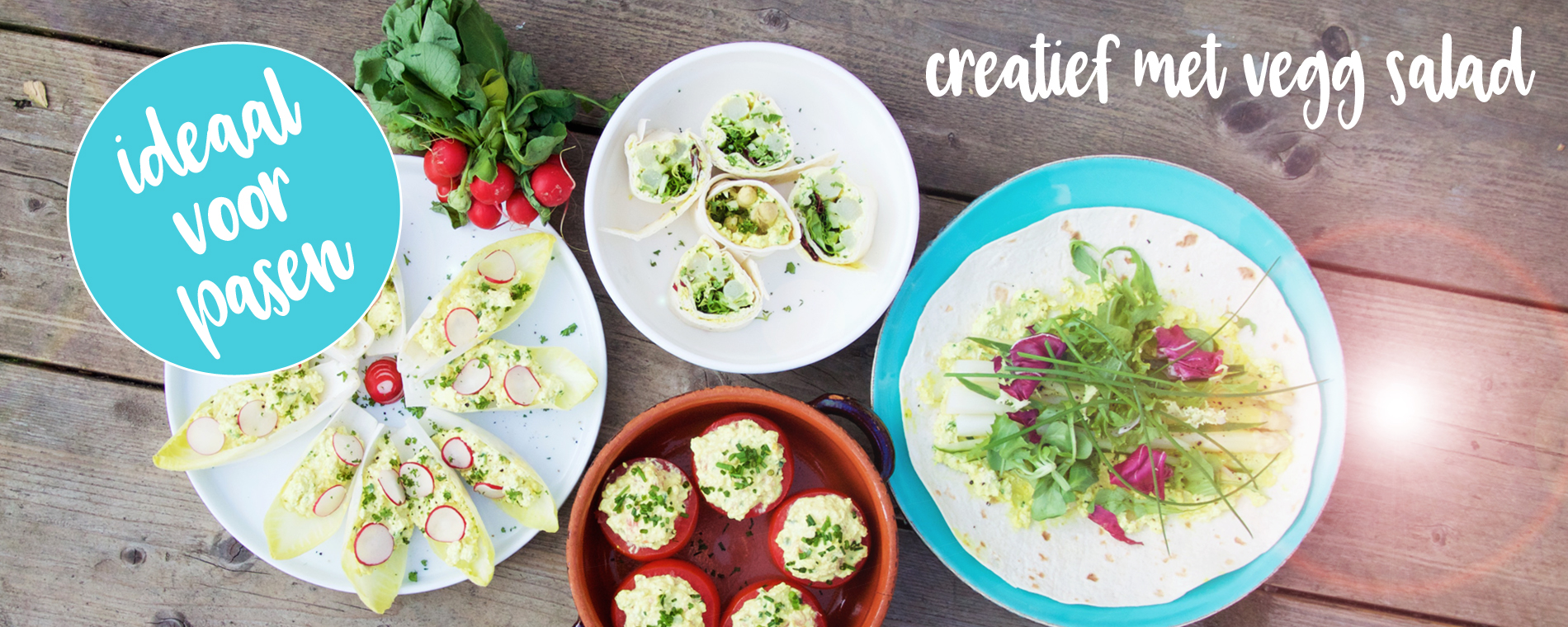 Vegan eiersalade met tofu en kala namak