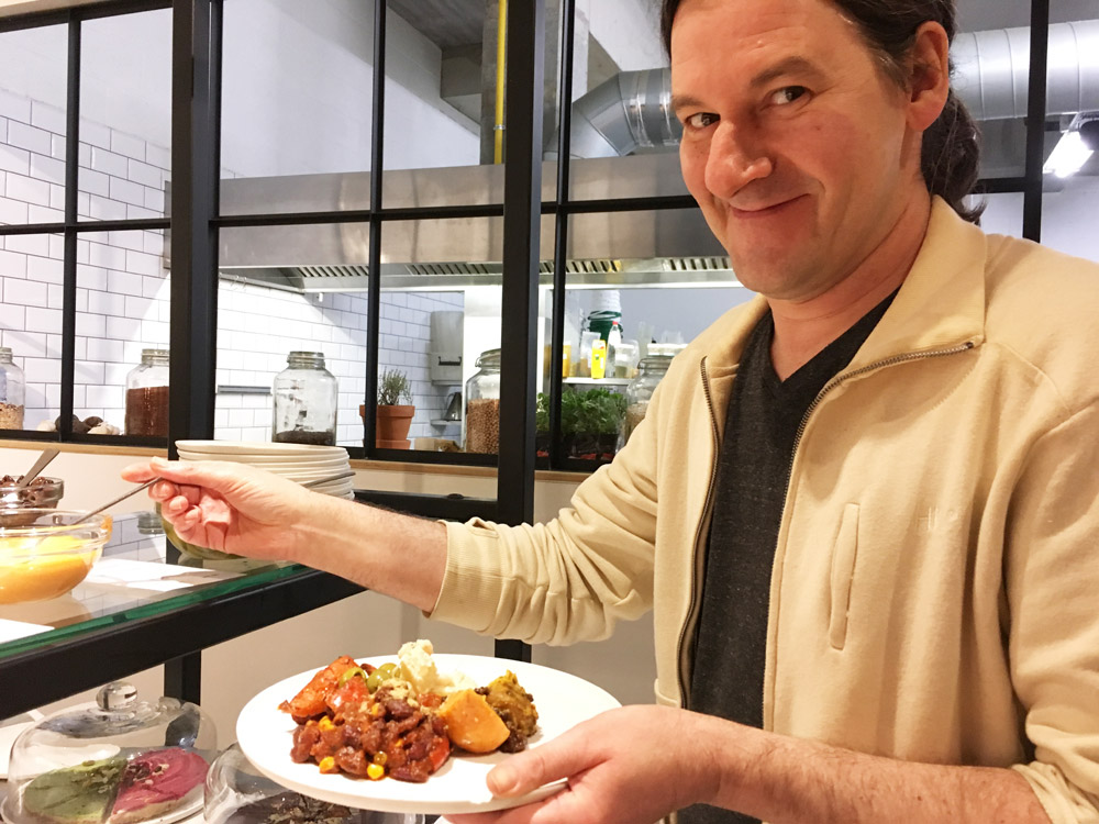 vegetarisch buffet bij Noordoever Leuven