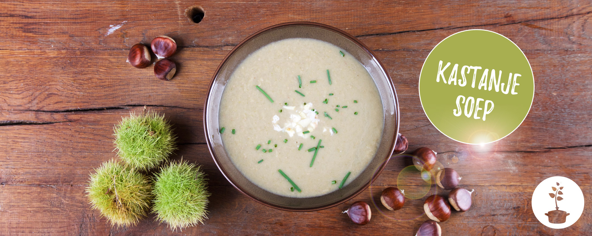 Kastanjesoep maken - recept met verse kastanjes