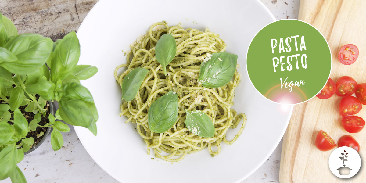 Pasta pesto recept - veganistisch