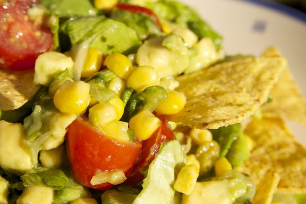 Mexicaanse tortilla chips schotel