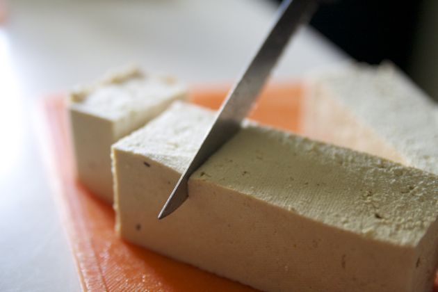 tofu versnijden