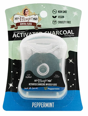 My magic mud - vegan flosdraad met actieve kool
