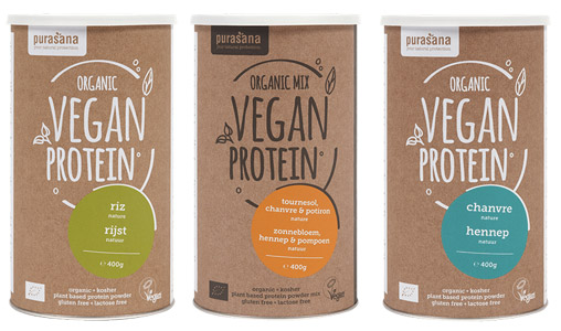 Purasana biologisch en vegan eiwitpoeder