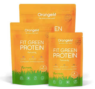 Orangefit - fit green protein - vegan eiwitpoeder