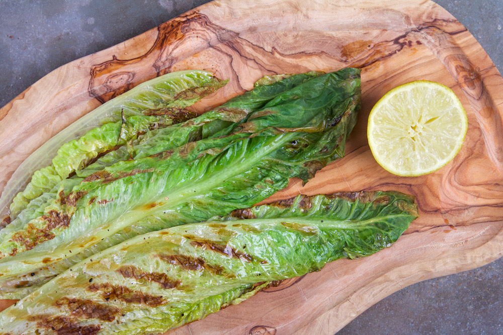 Gegrilde romeinse sla