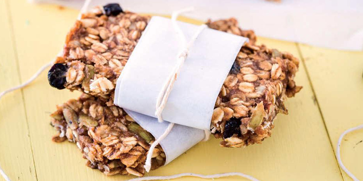 Fruitige granola bars maken - vegan recept