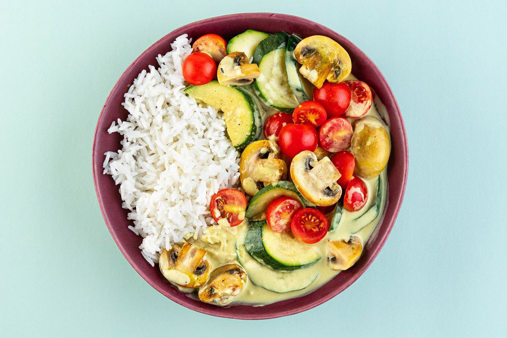 Dinnerly vegan menu en maaltijden