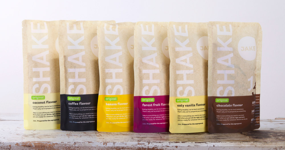 Jake shake in 6 smaken: kokos, koffie, banaan, bosvruchten, haver vanille en chocolade. Onze ervaring en review