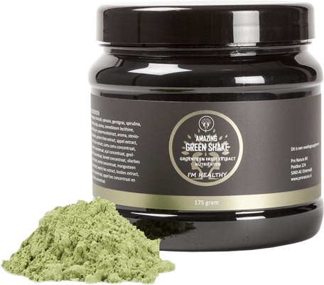 Amazing green shake - I'm healthy / green juice poeder