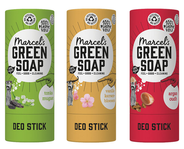 Marcel's  Green soap - deo stick - vegan - plasticvrij